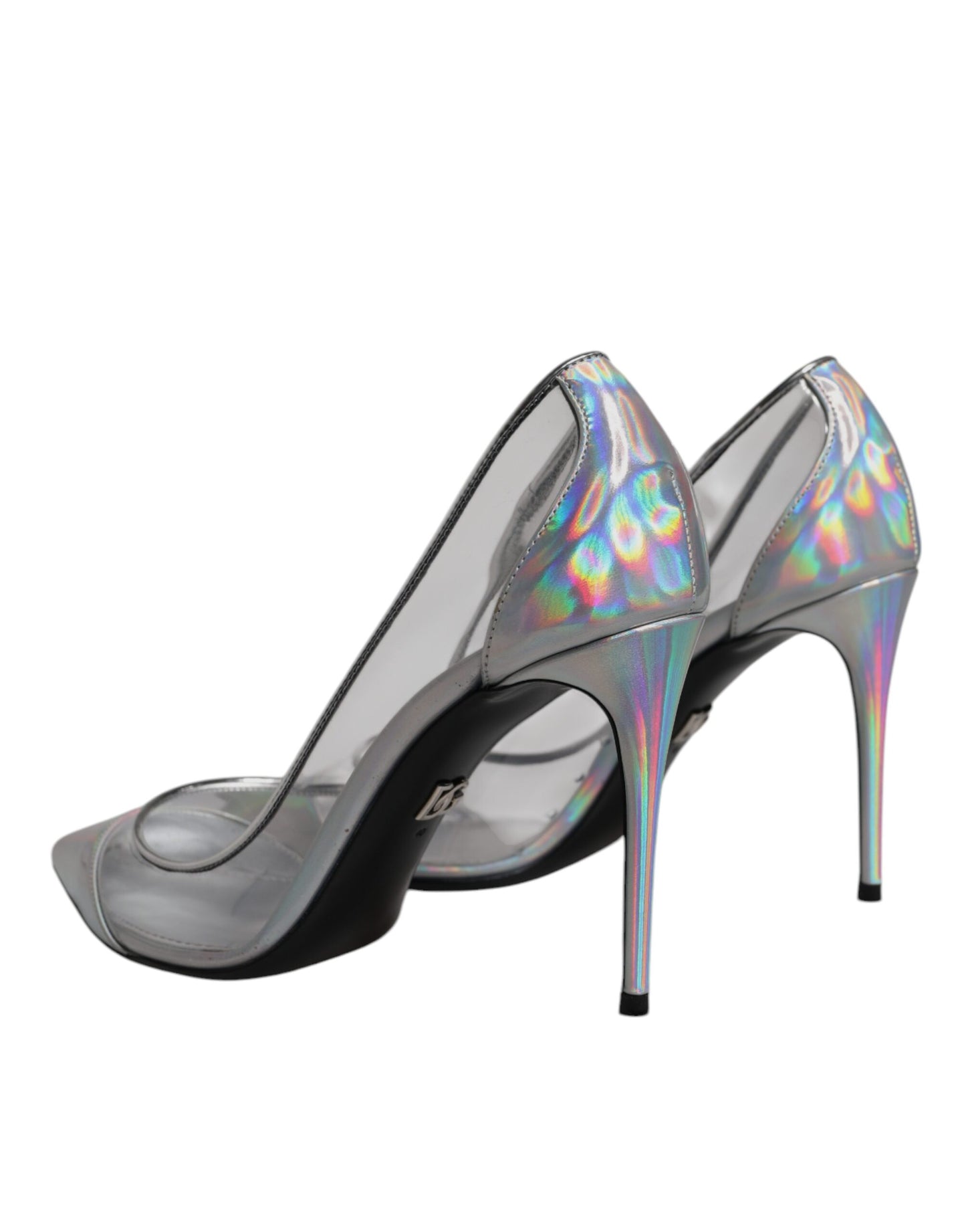 Escarpins à bout pointu irisés multicolores Dolce & Gabbana