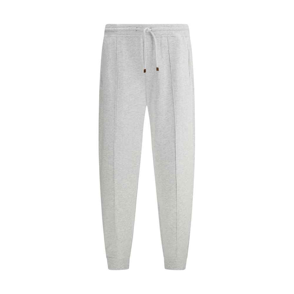 Brunello Cucinelli Sweatpants Katoen Jogger Luxe Zwart