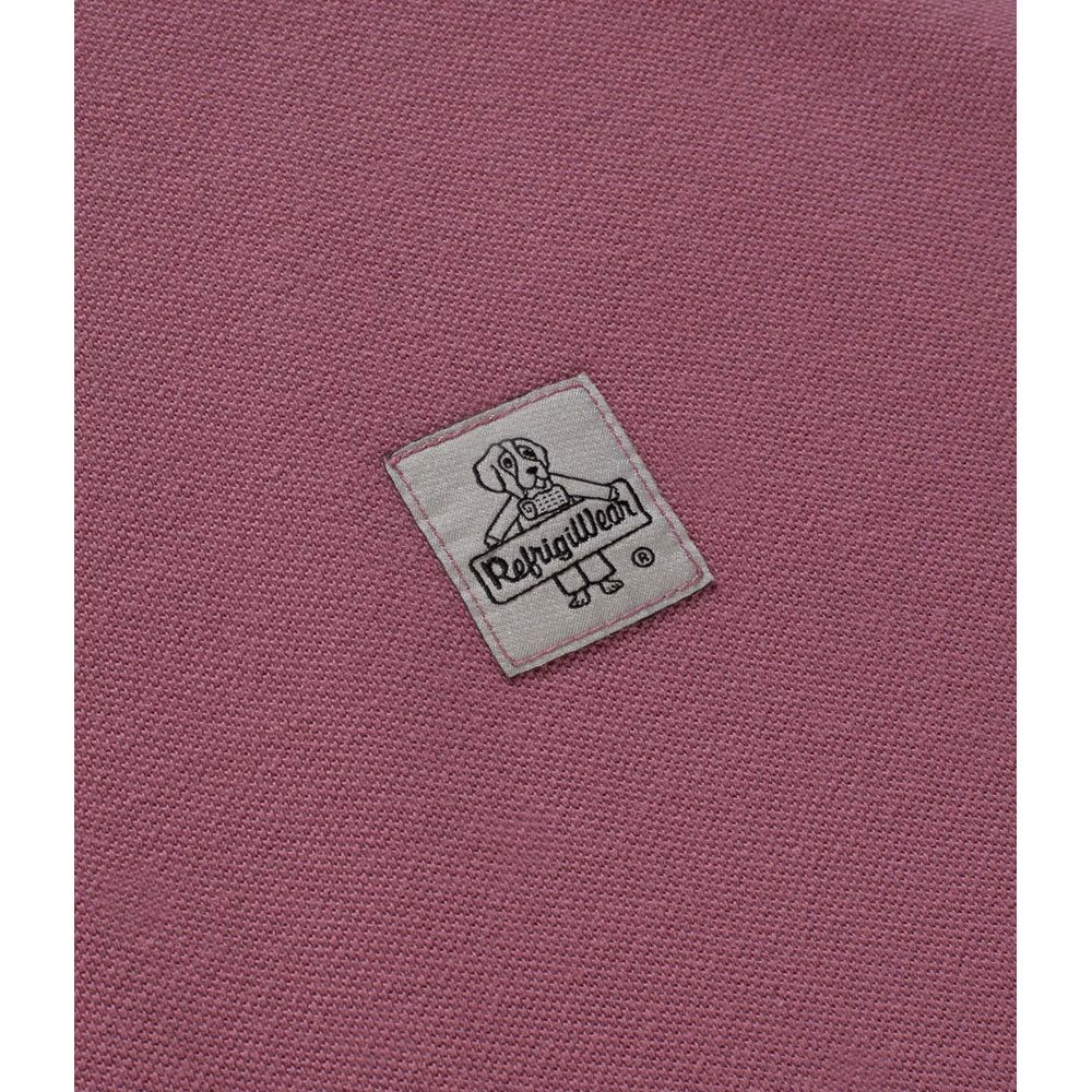 Polo en coton rose Refrigiwear