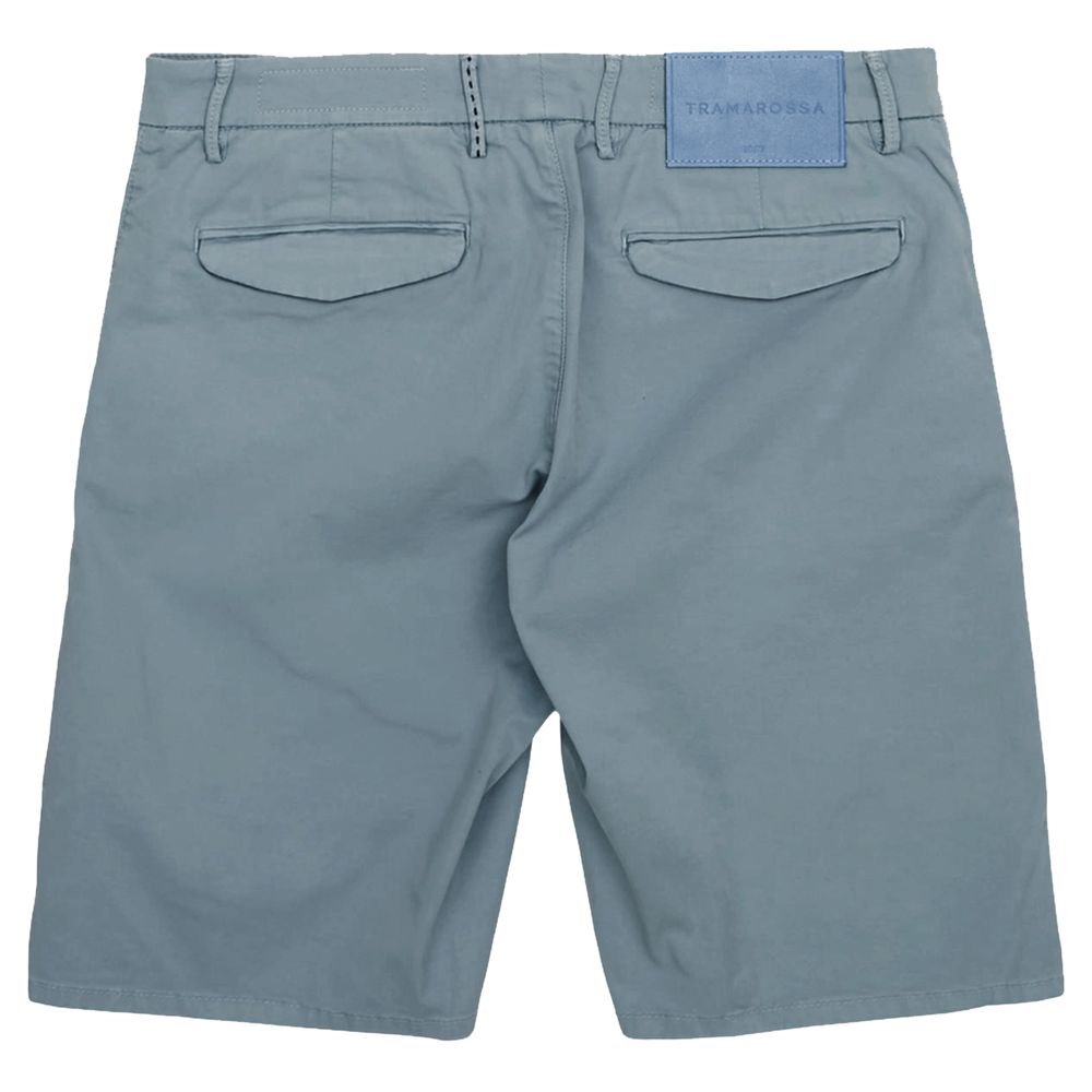 Short homme Tramarossa en lin bleu clair