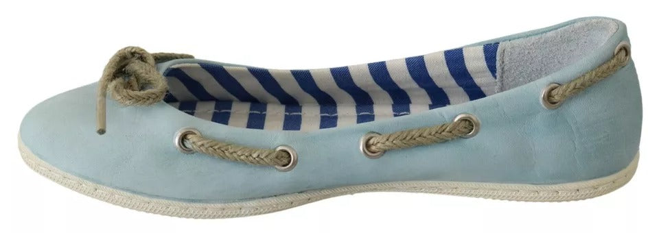 Chaussures plates à enfiler Pantofola D'Oro Minnesota à rayures bleues
