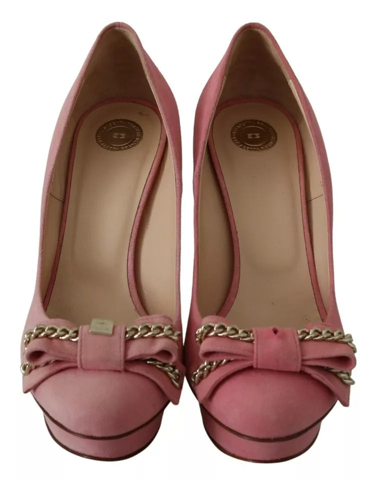 Elisabetta Franchi - Escarpins à talons aiguilles et nœud rose