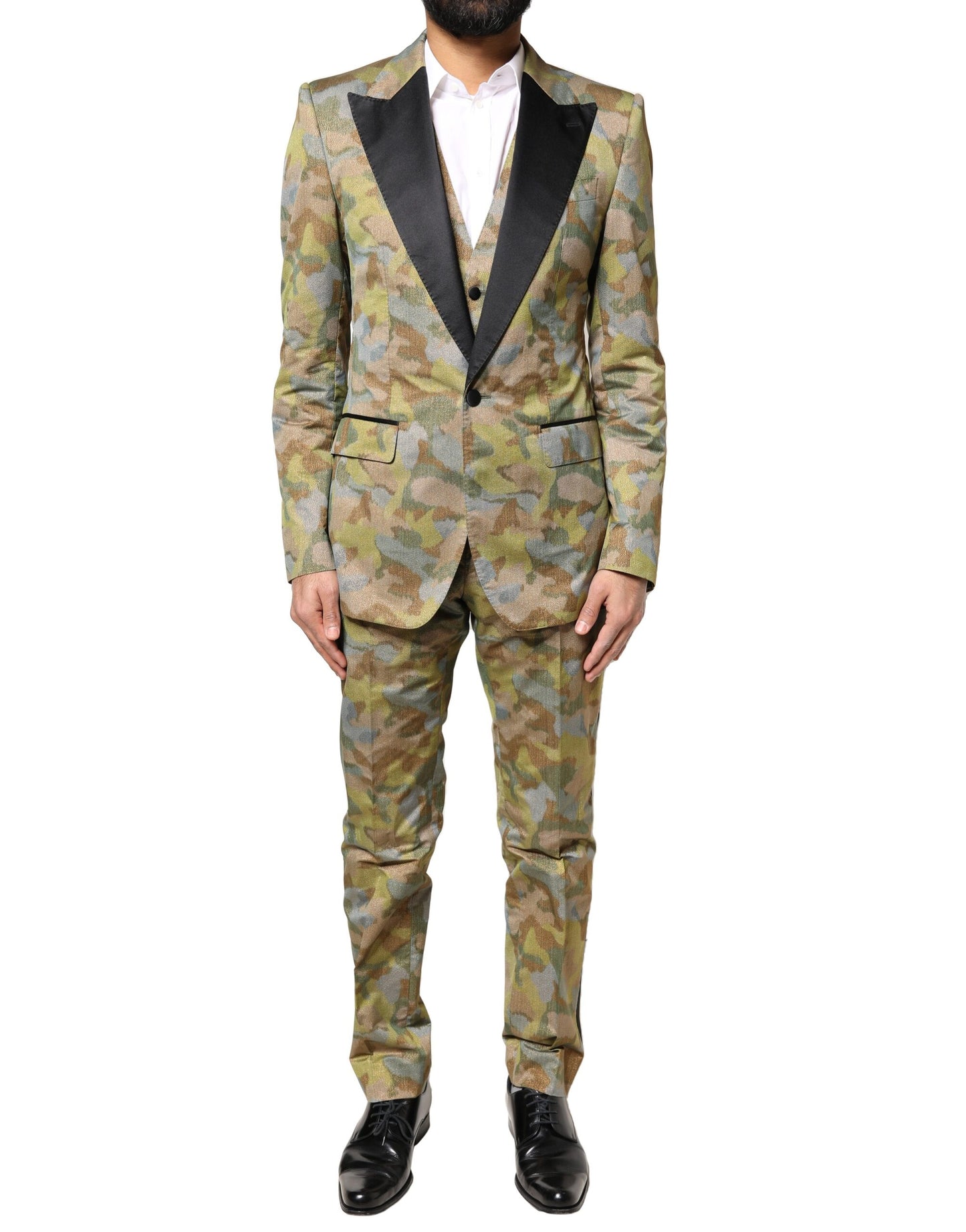 Dolce & Gabbana Costume 3 pièces camouflage multicolore SICILIA
