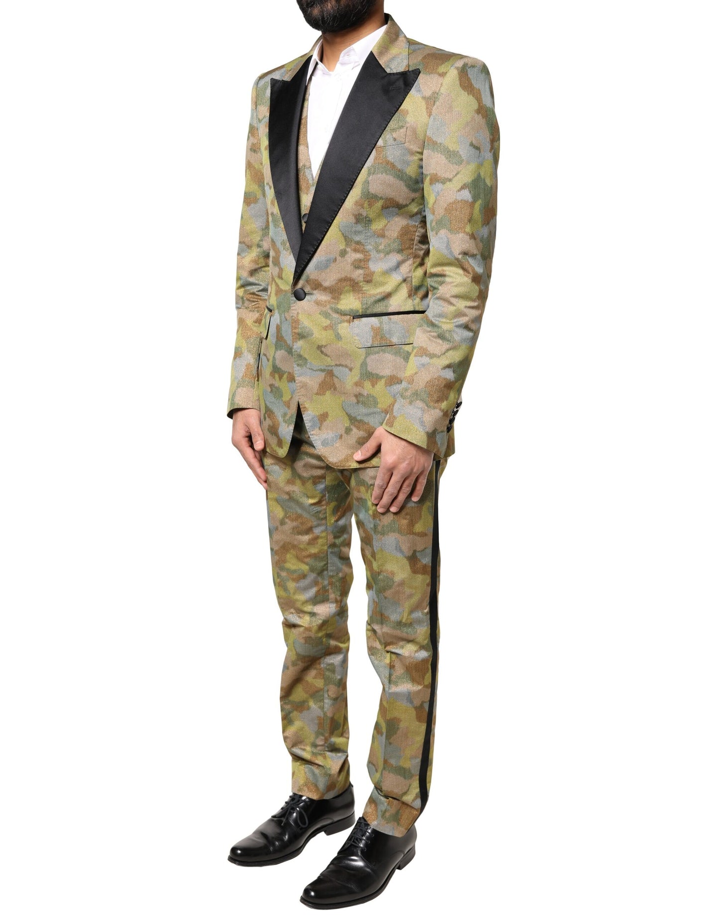 Dolce & Gabbana Costume 3 pièces camouflage multicolore SICILIA