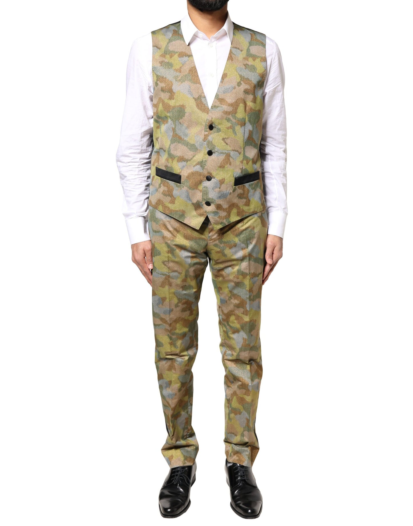 Dolce & Gabbana Costume 3 pièces camouflage multicolore SICILIA