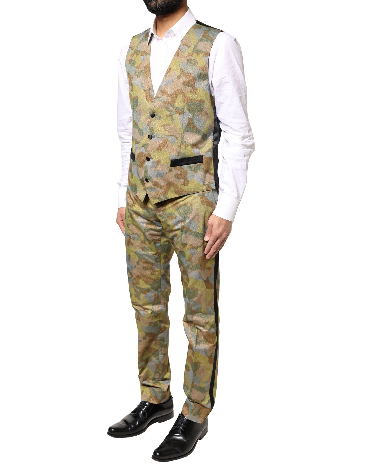 Dolce & Gabbana Costume 3 pièces camouflage multicolore SICILIA