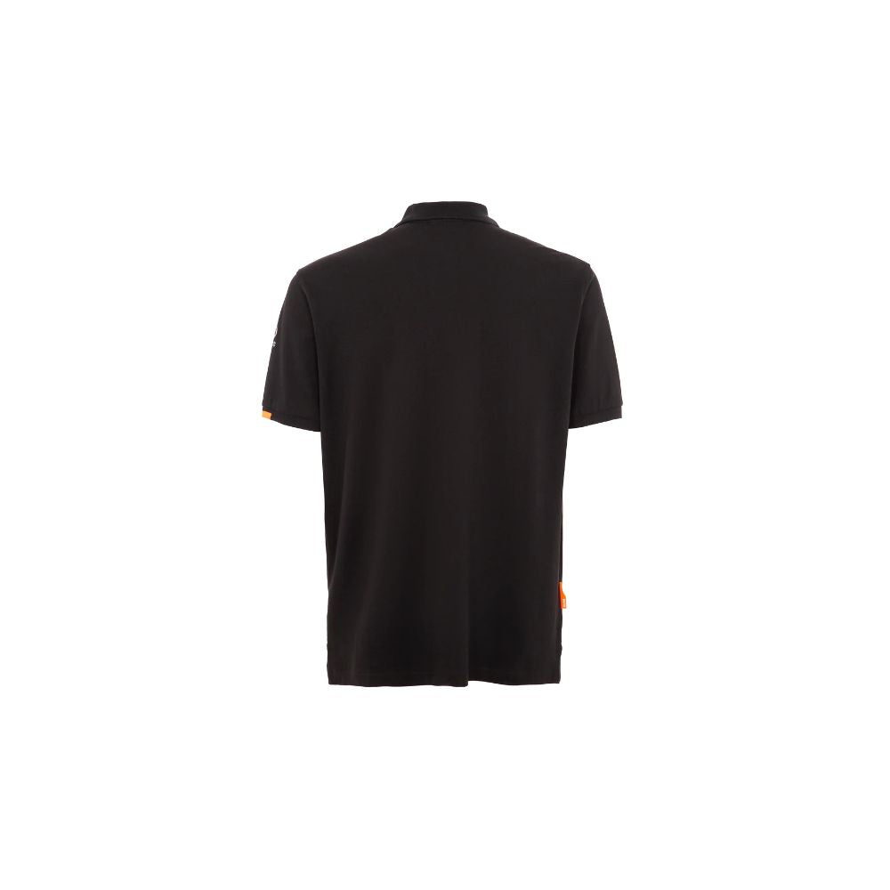 Polo en coton noir Suns