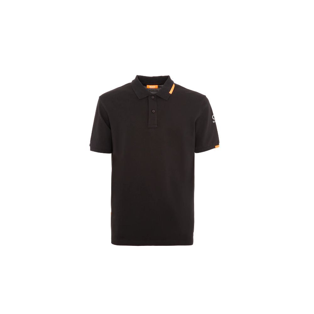 Polo en coton noir Suns