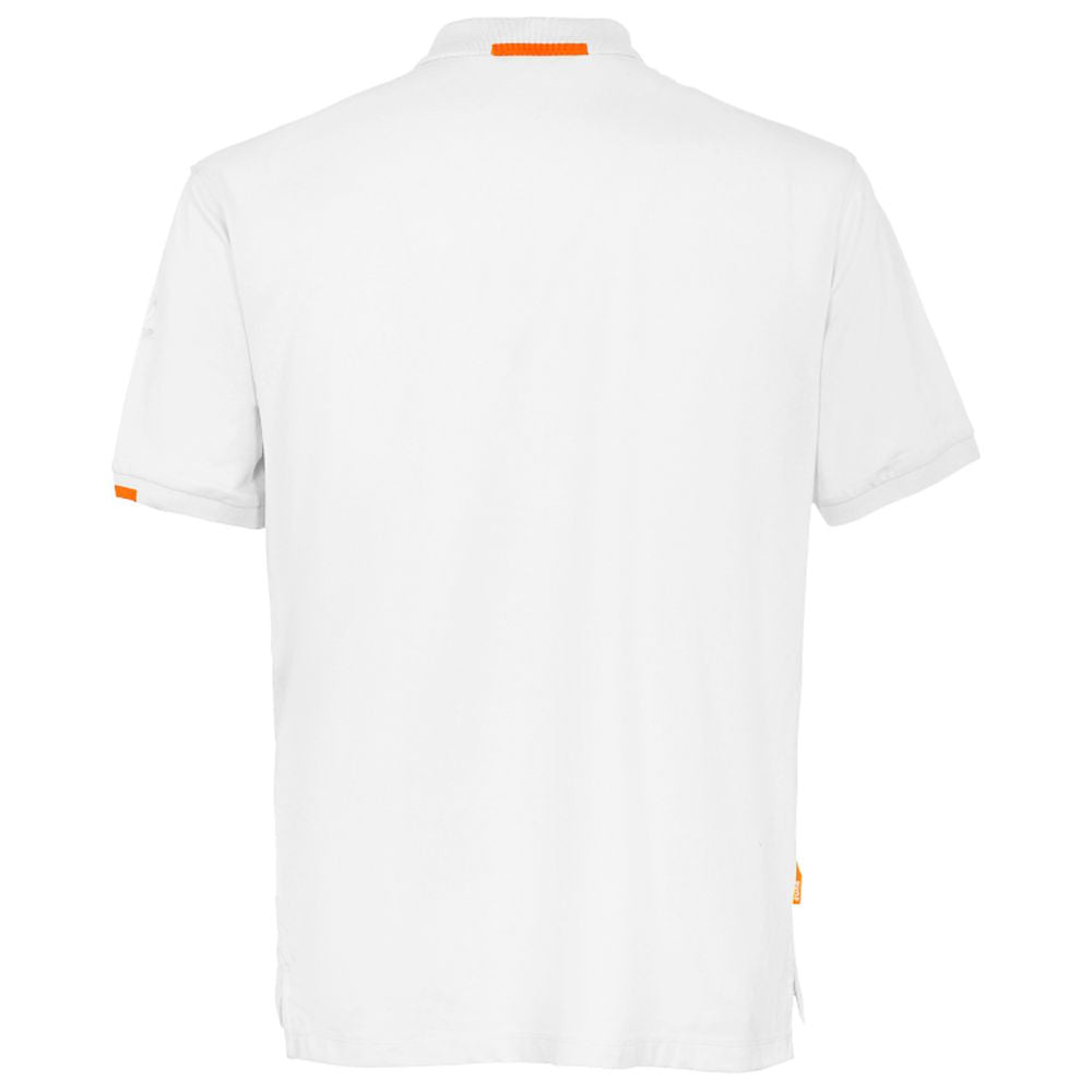 Polo en coton blanc Suns