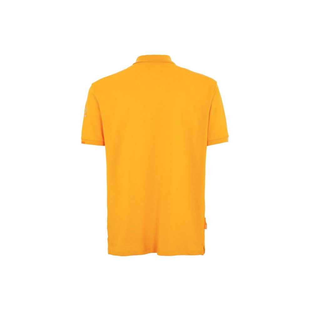 Polo en coton orange Suns