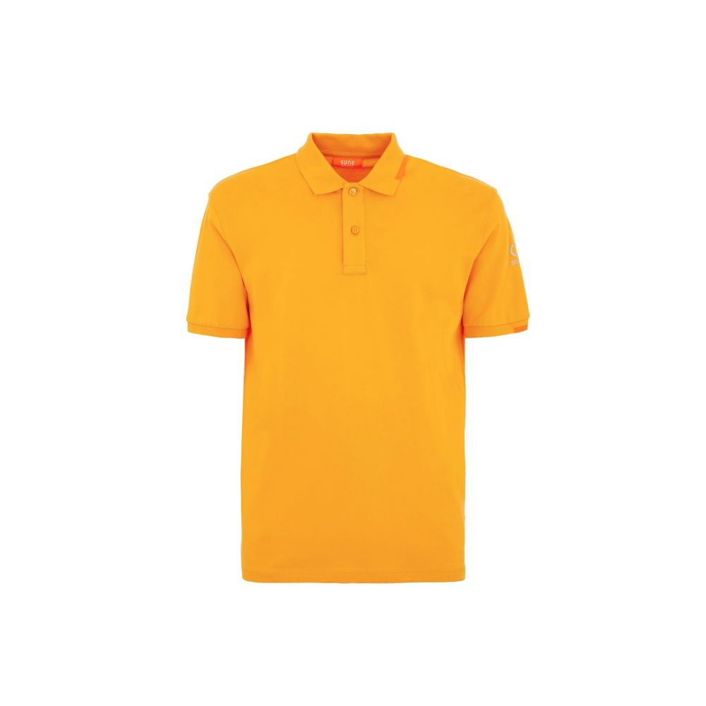 Polo en coton orange Suns