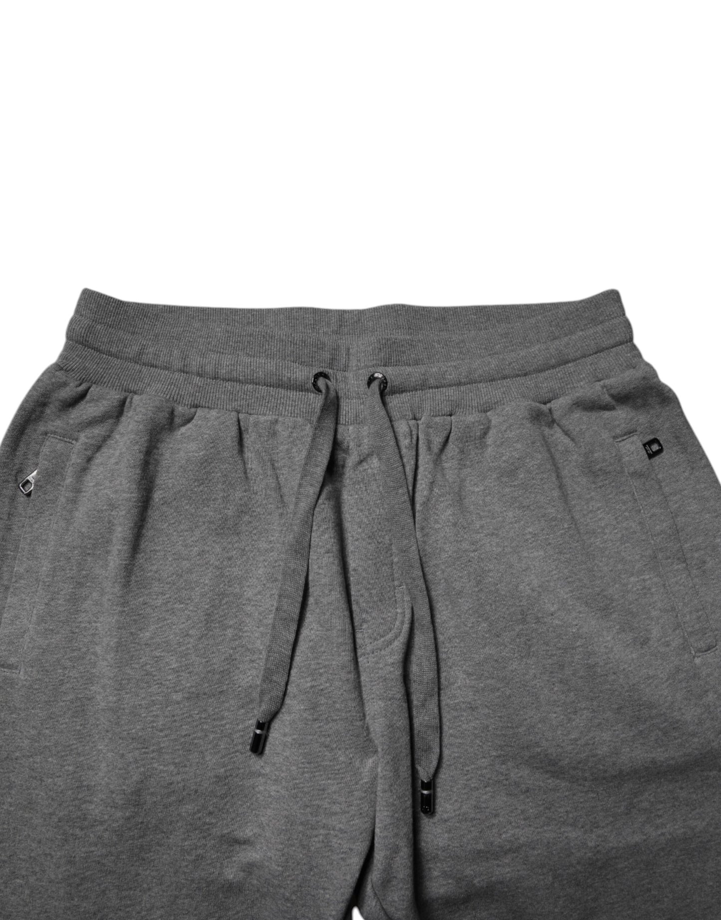 Dolce & Gabbana Gray Logo Cotton Jogger Men Sweatpants Pants by Dolce & Gabbana
