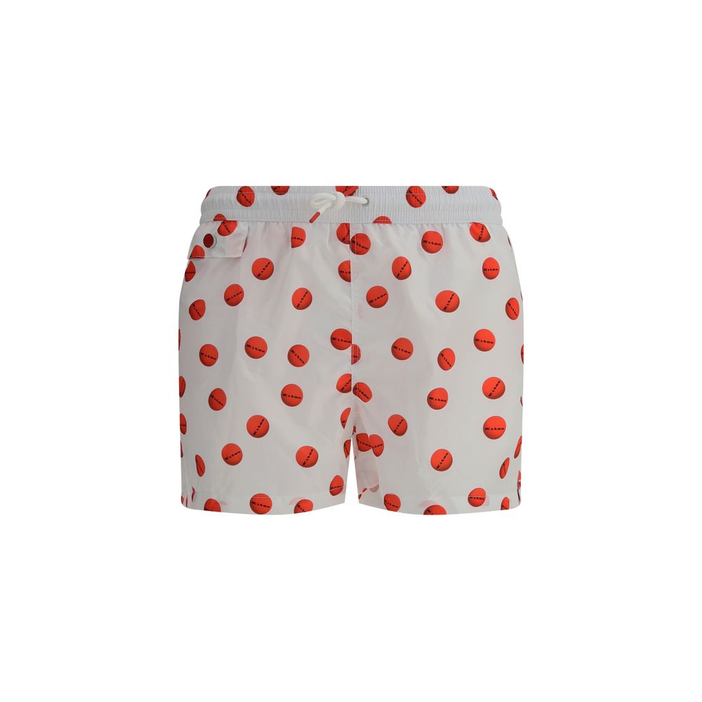Short de bain avec logo Kiton