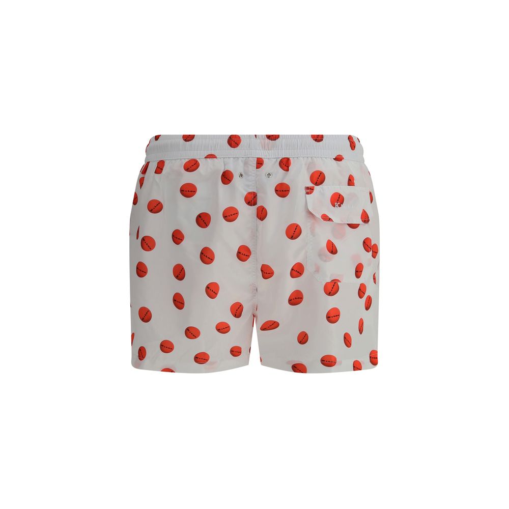 Short de bain avec logo Kiton
