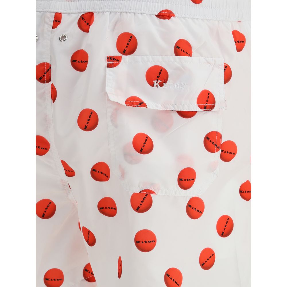 Short de bain avec logo Kiton