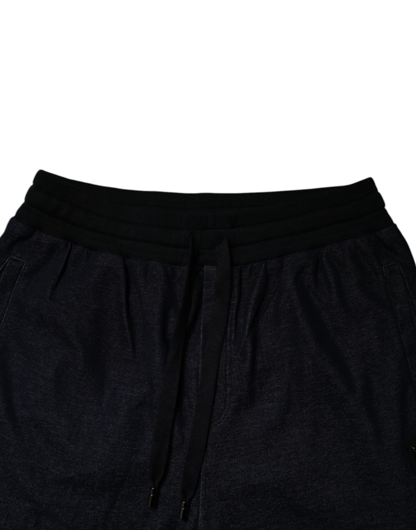 Dolce & Gabbana Black Jacquard Cotton Jogger Sweatpants Pants by Dolce & Gabbana
