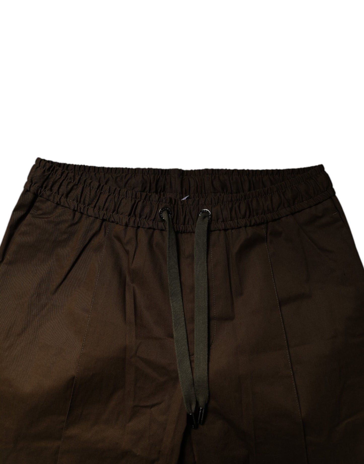 Dolce & Gabbana Brown Cotton Stretch Jogger Sweatpants Pants by Dolce & Gabbana
