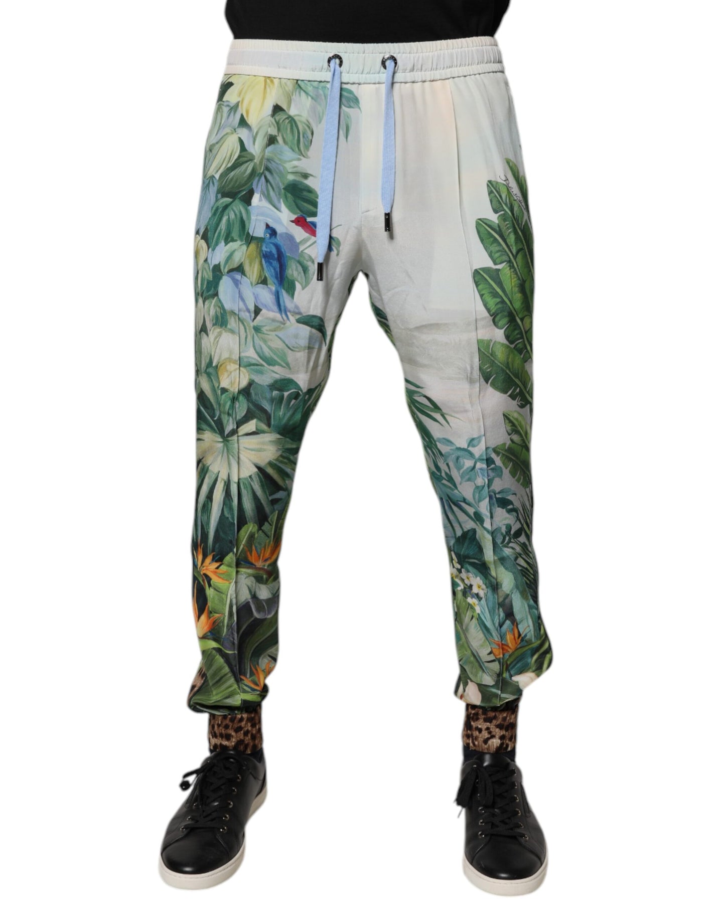 Dolce & Gabbana Multicolor Tropical Jogger Sweatpants Pants by Dolce & Gabbana