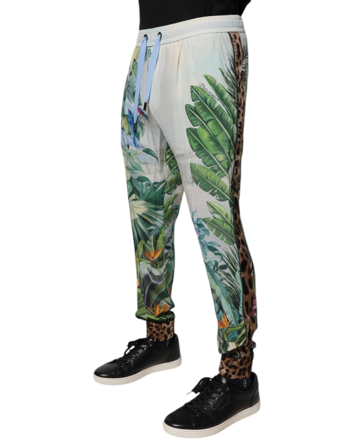 Dolce & Gabbana Multicolor Tropical Jogger Sweatpants Pants by Dolce & Gabbana