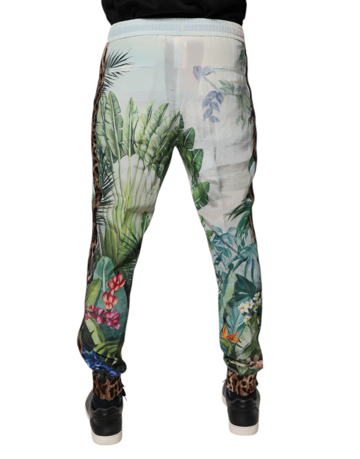 Dolce & Gabbana Multicolor Tropical Jogger Sweatpants Pants by Dolce & Gabbana