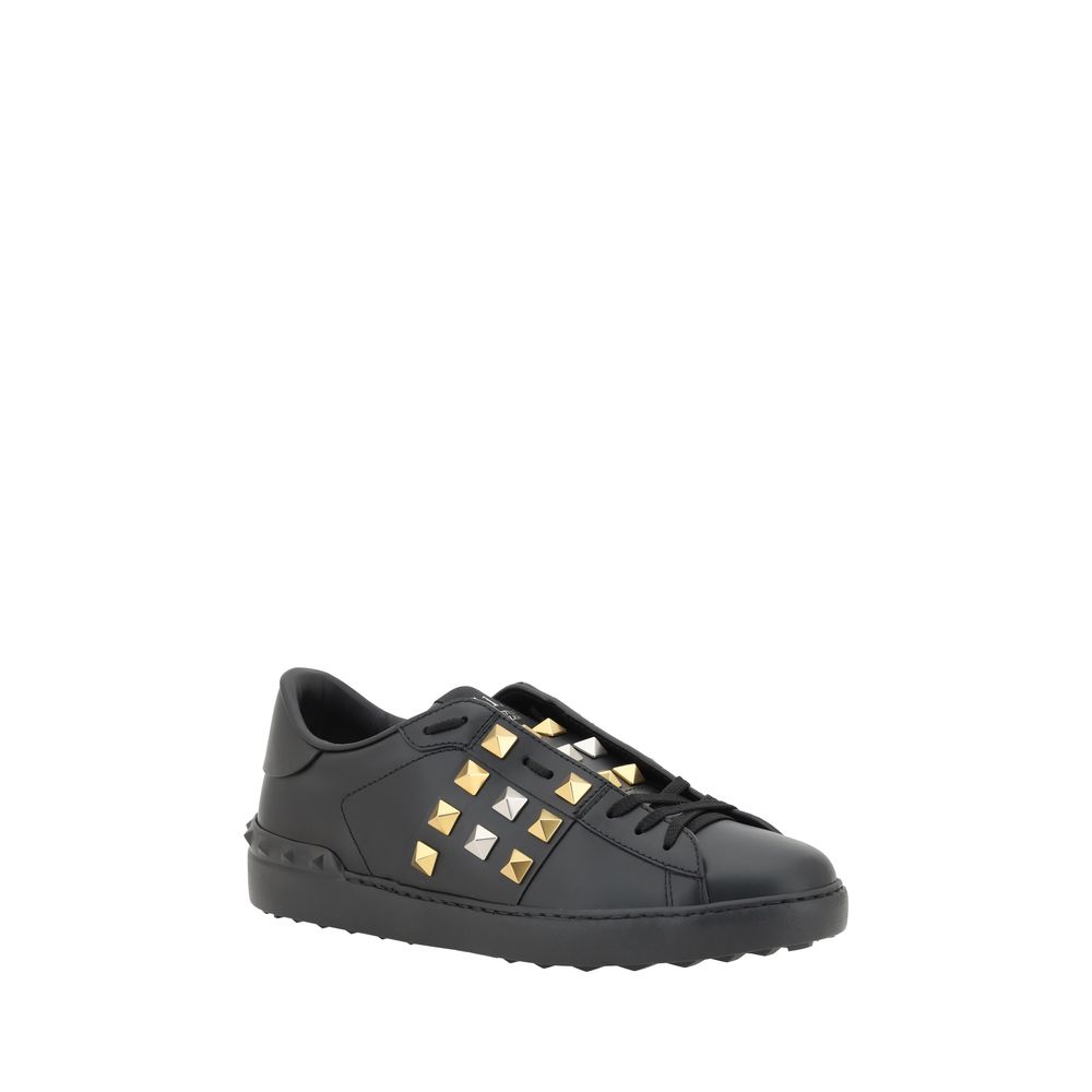 Rockstud Sneakers Leer Valentino Garavani Zwart Editie