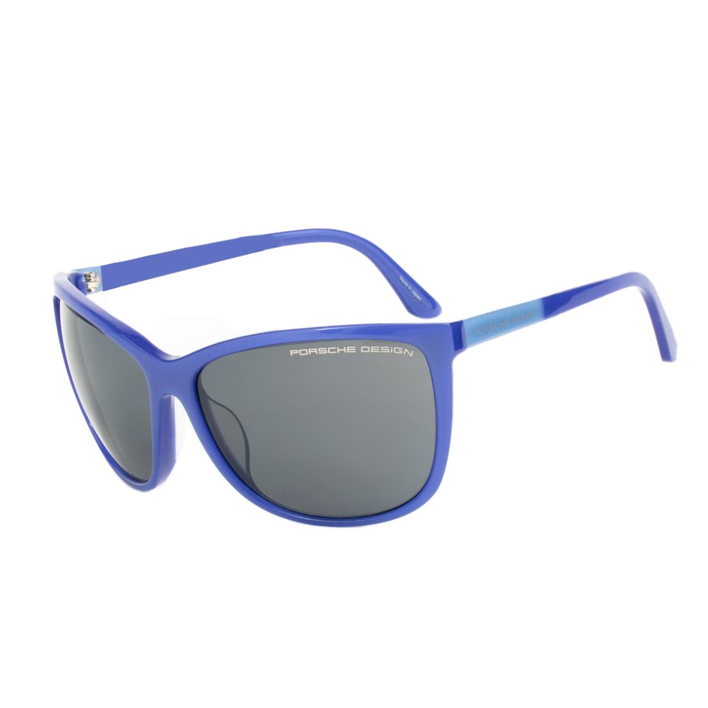 Lunettes de soleil Porsche Design en cuir de veau violet