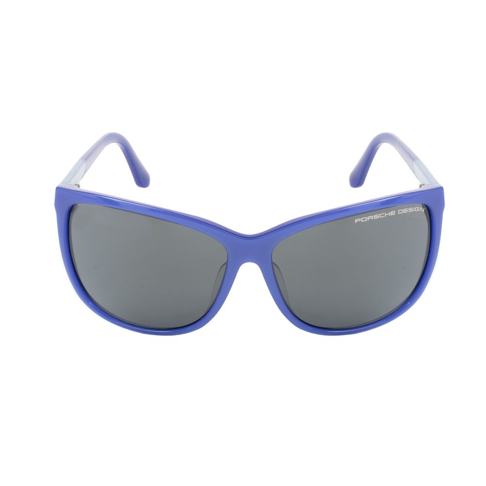 Lunettes de soleil Porsche Design en cuir de veau violet