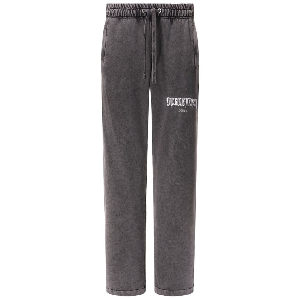 Diego Venturino Gray Cotton Jeans & Pant by Diego Venturino