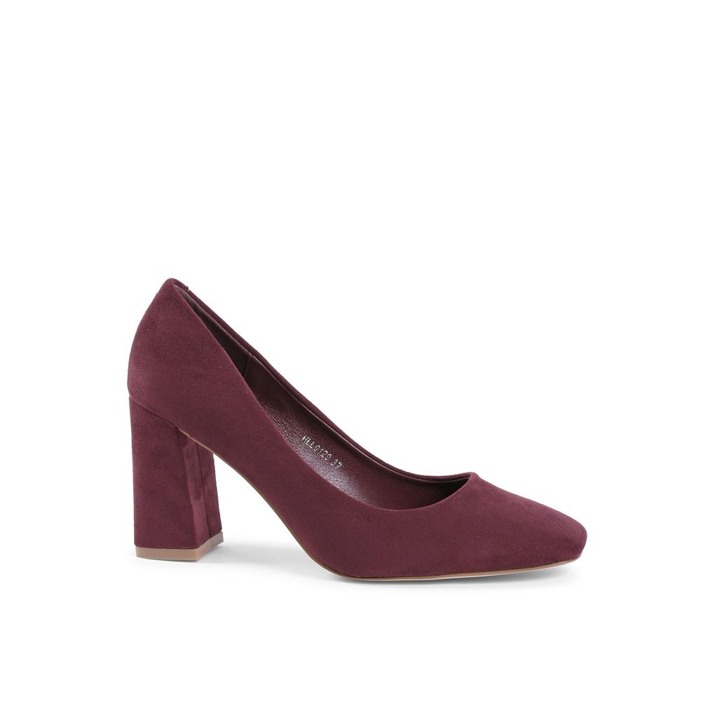 Escarpin en tissu bordeaux 19V69 Italia