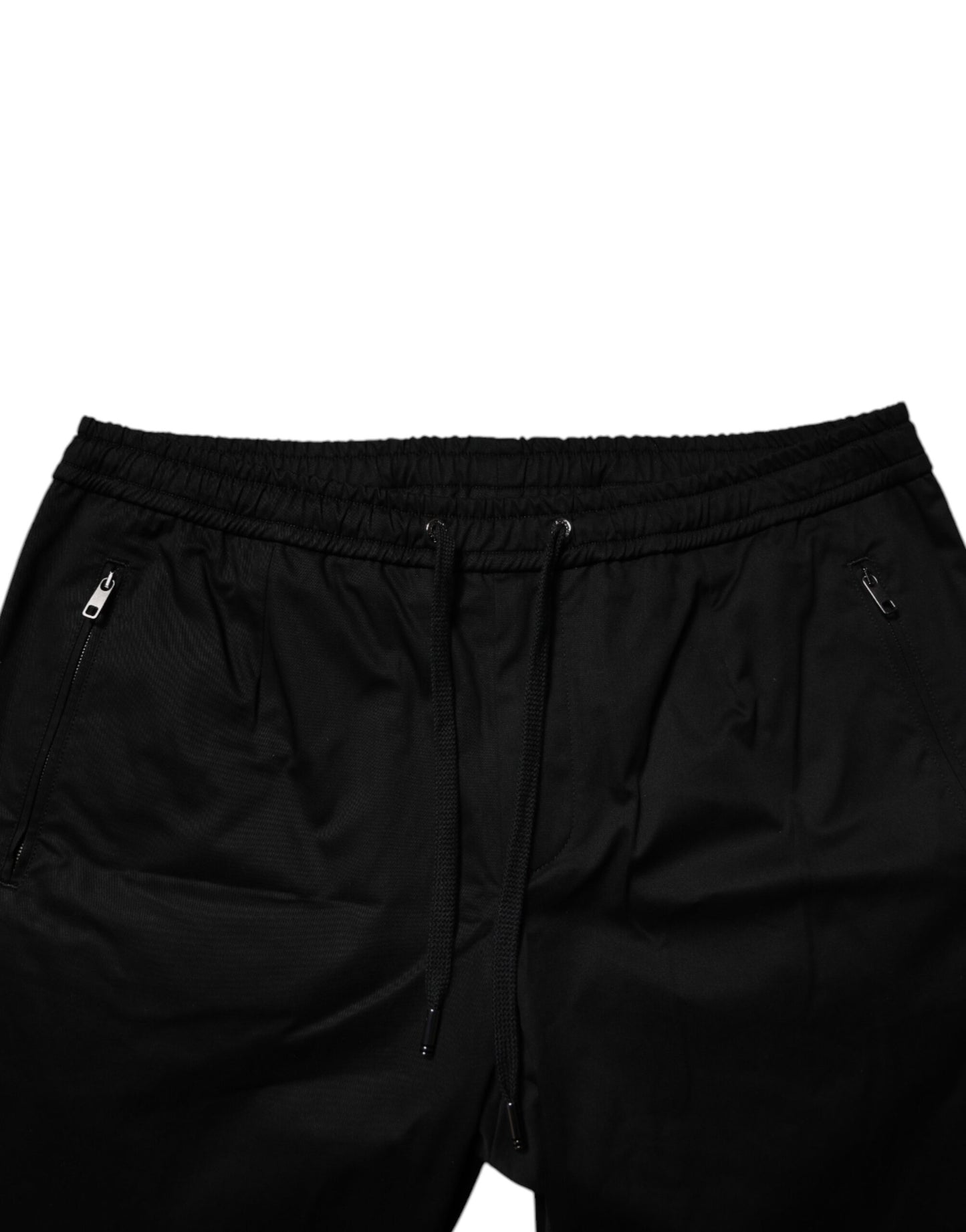 Dolce & Gabbana Black Cotton Stretch Jogger Sweatpants Pants by Dolce & Gabbana
