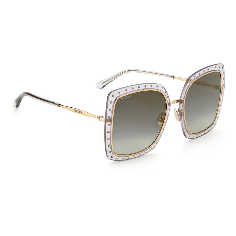 Jimmy Choo Gold Metal Sunglasses by Jimmy Choo