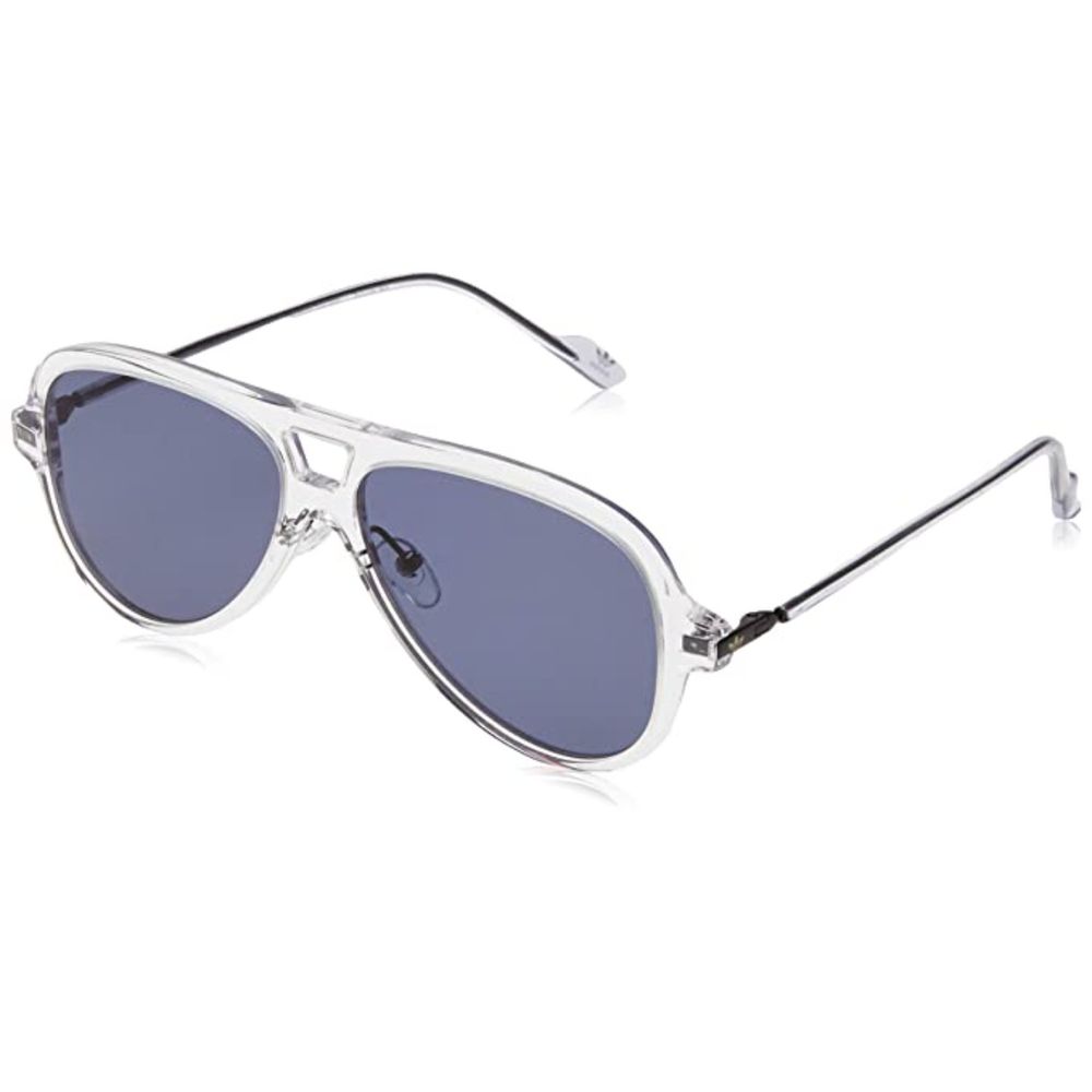Lunettes de soleil transparentes Adidas en cuir de veau