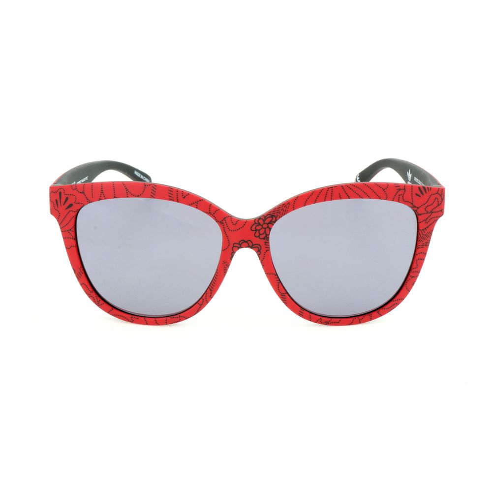Lunettes de soleil Adidas en cuir de veau rouge