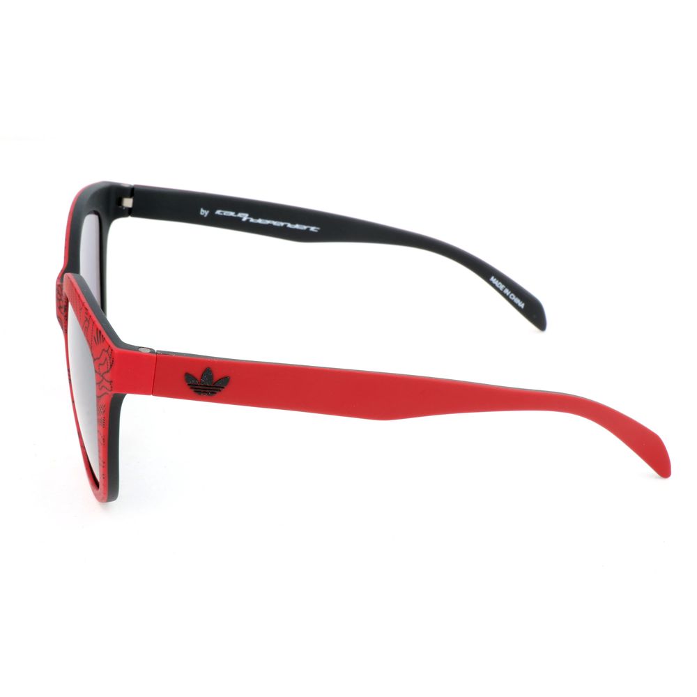 Lunettes de soleil Adidas en cuir de veau rouge
