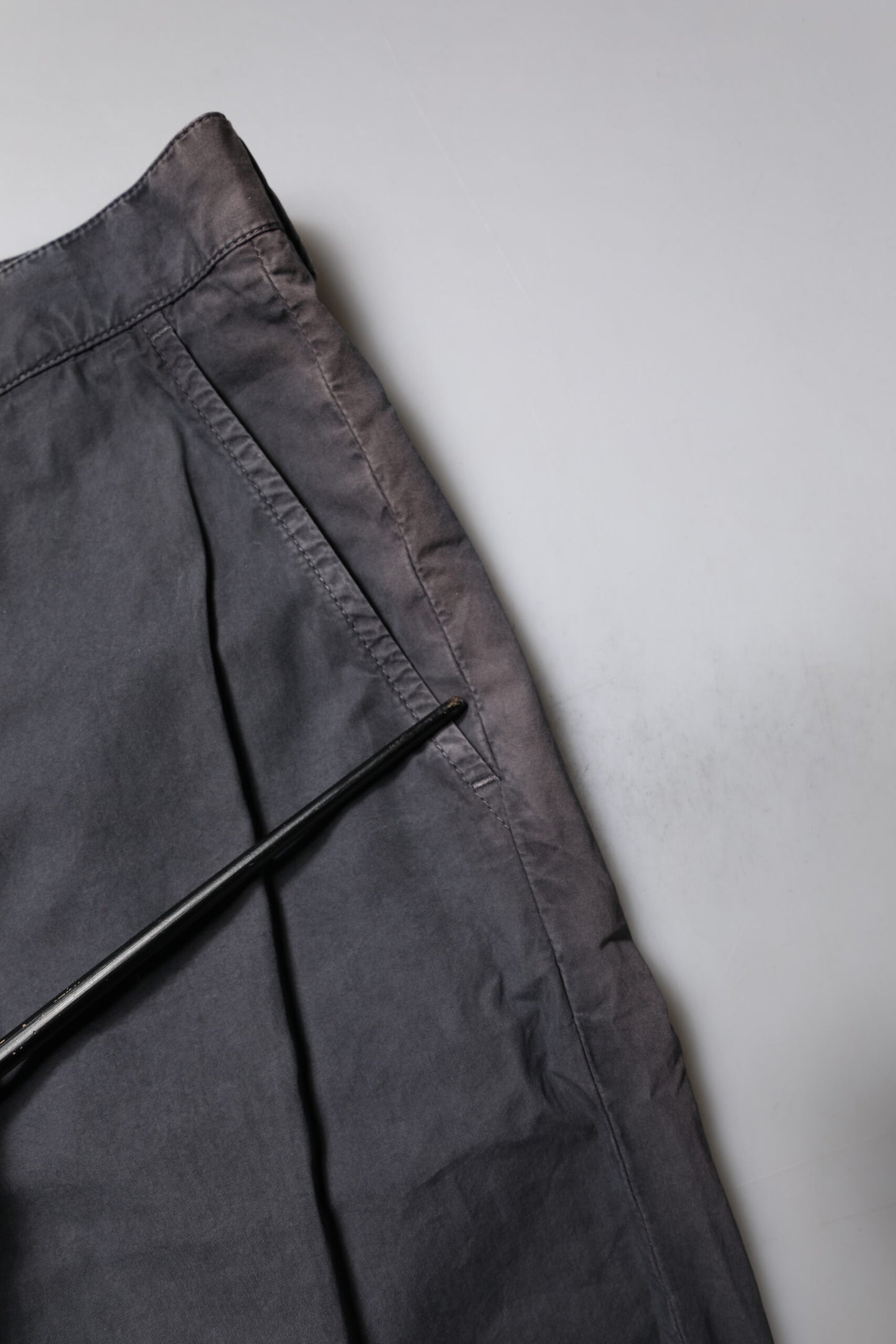Bermuda taille moyenne en coton gris foncé Dolce & Gabbana pour homme