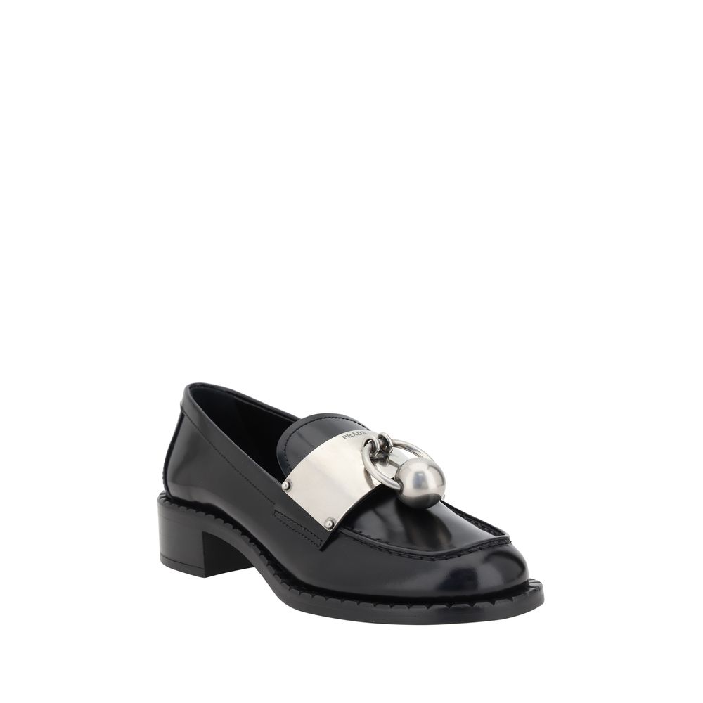 Mocassins en cuir Prada