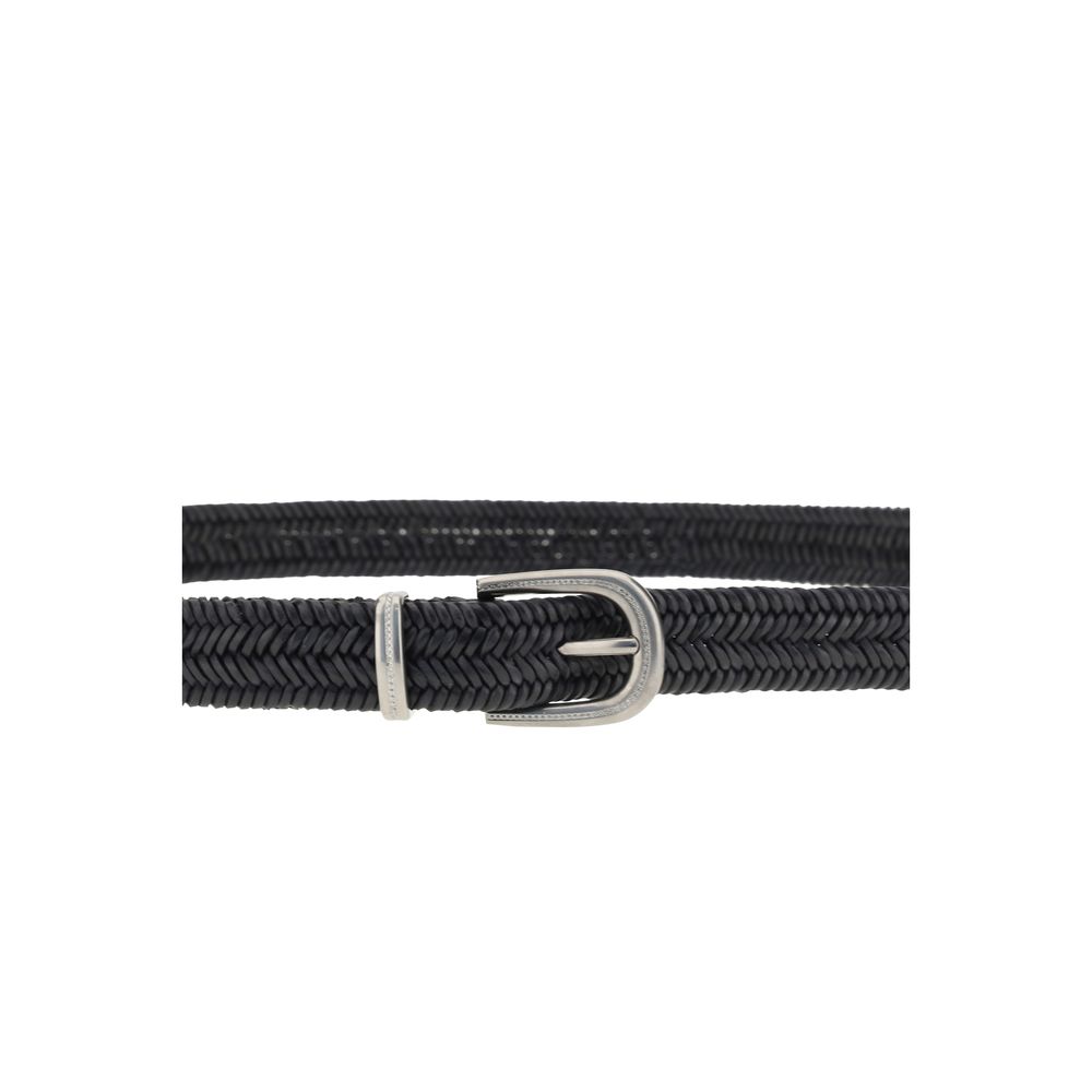 Ceinture en cuir extensible tressé Brunello Cucinelli