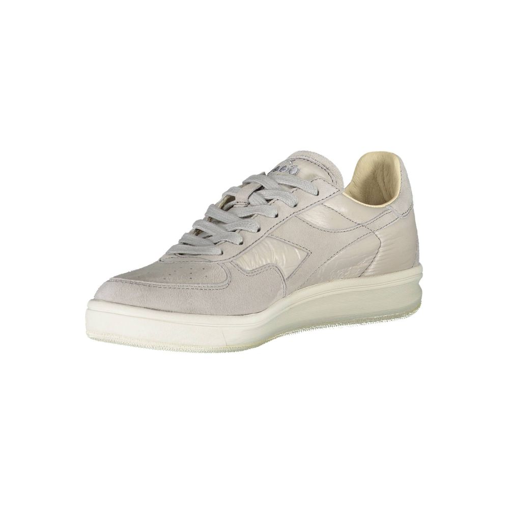 Baskets Diadora en cuir gris pour femmes