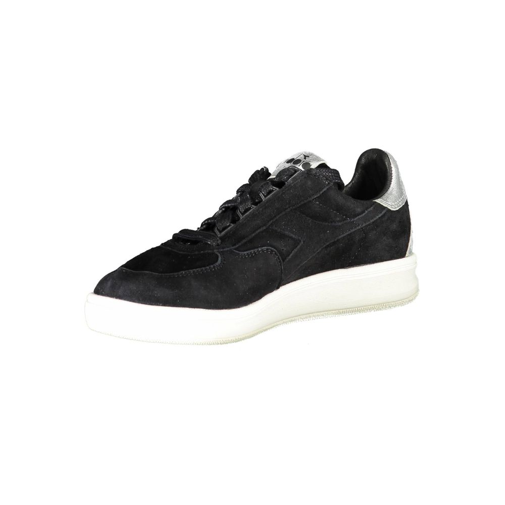 Baskets Diadora en cuir noir pour femme