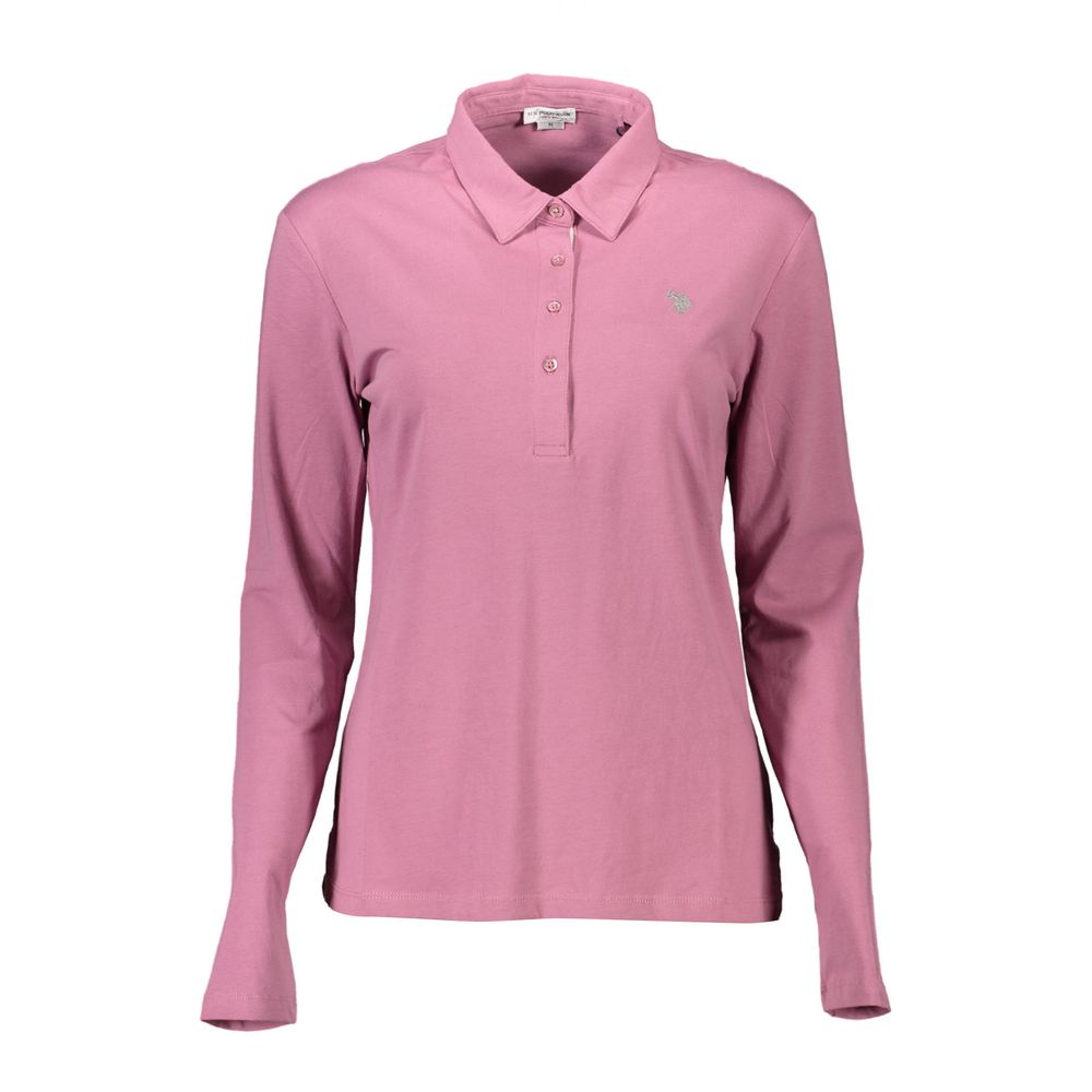 Polo rose en coton pour femme de l'association américaine Polo Association