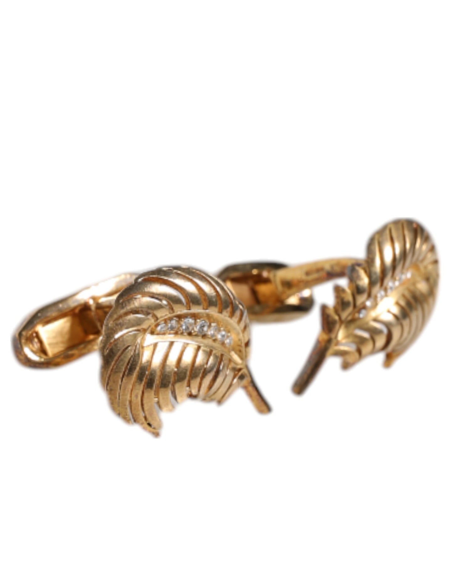Boutons de manchette Dolce & Gabbana en argent sterling 925 et cristal