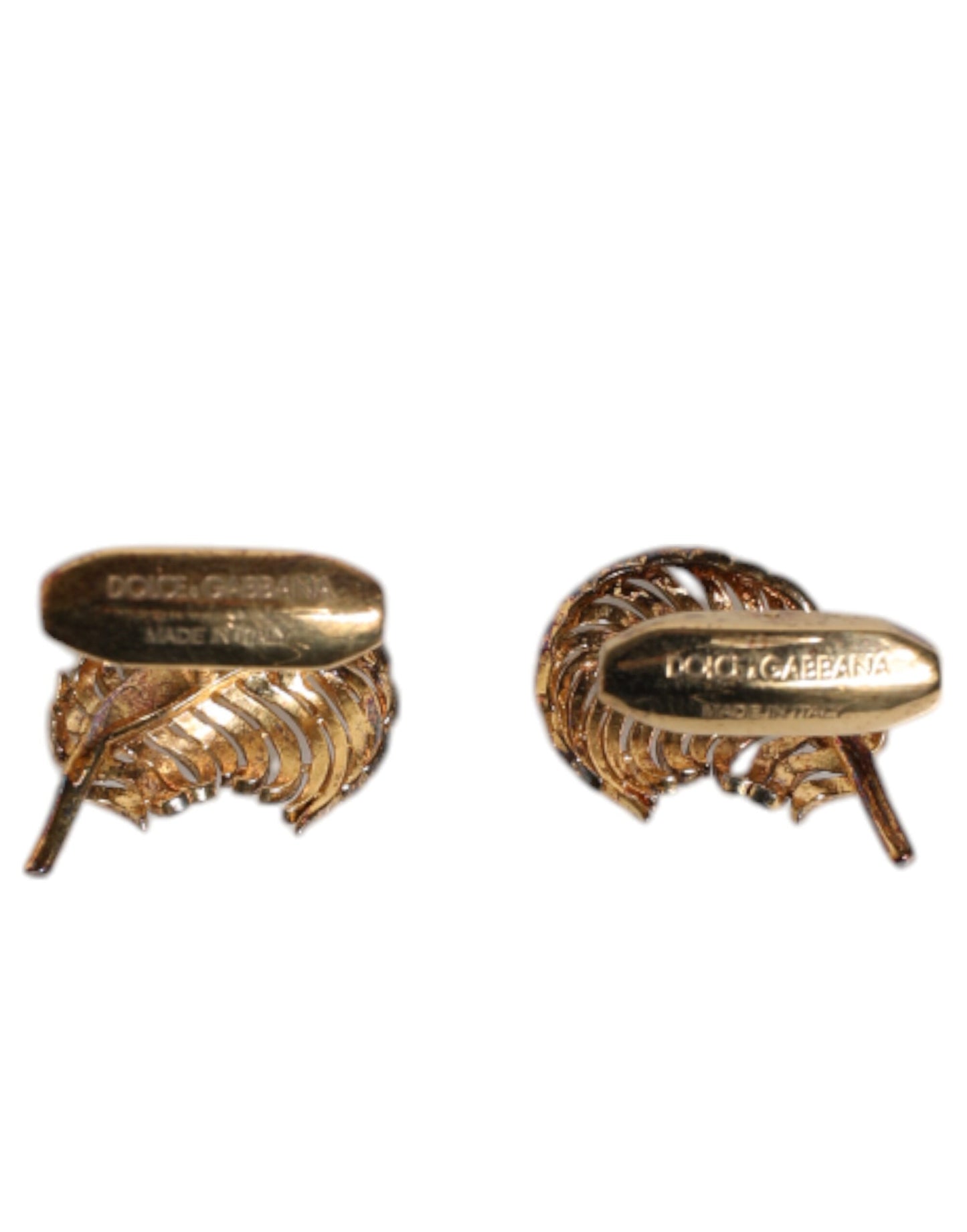 Boutons de manchette Dolce & Gabbana en argent sterling 925 et cristal