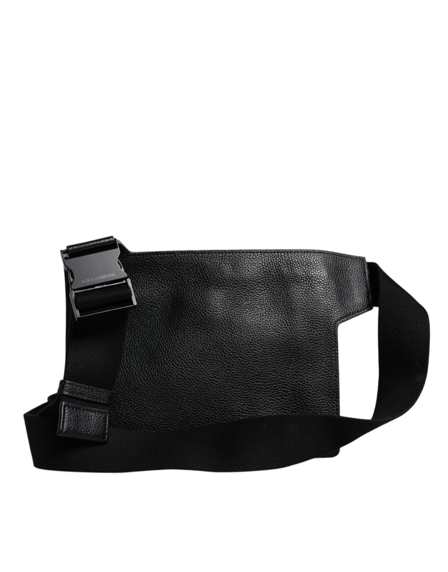 Sac bandoulière en cuir de veau noir Dolce & Gabbana