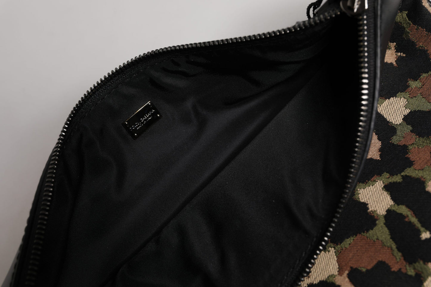 Sac pochette Dolce & Gabbana à imprimé léopard multicolore et logo