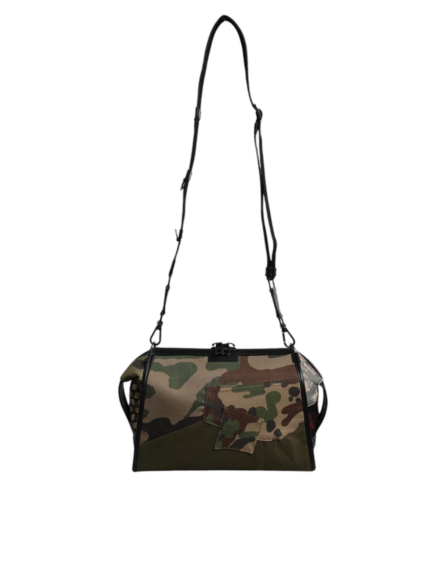 Sac bandoulière patchwork camouflage multicolore Dolce & Gabbana