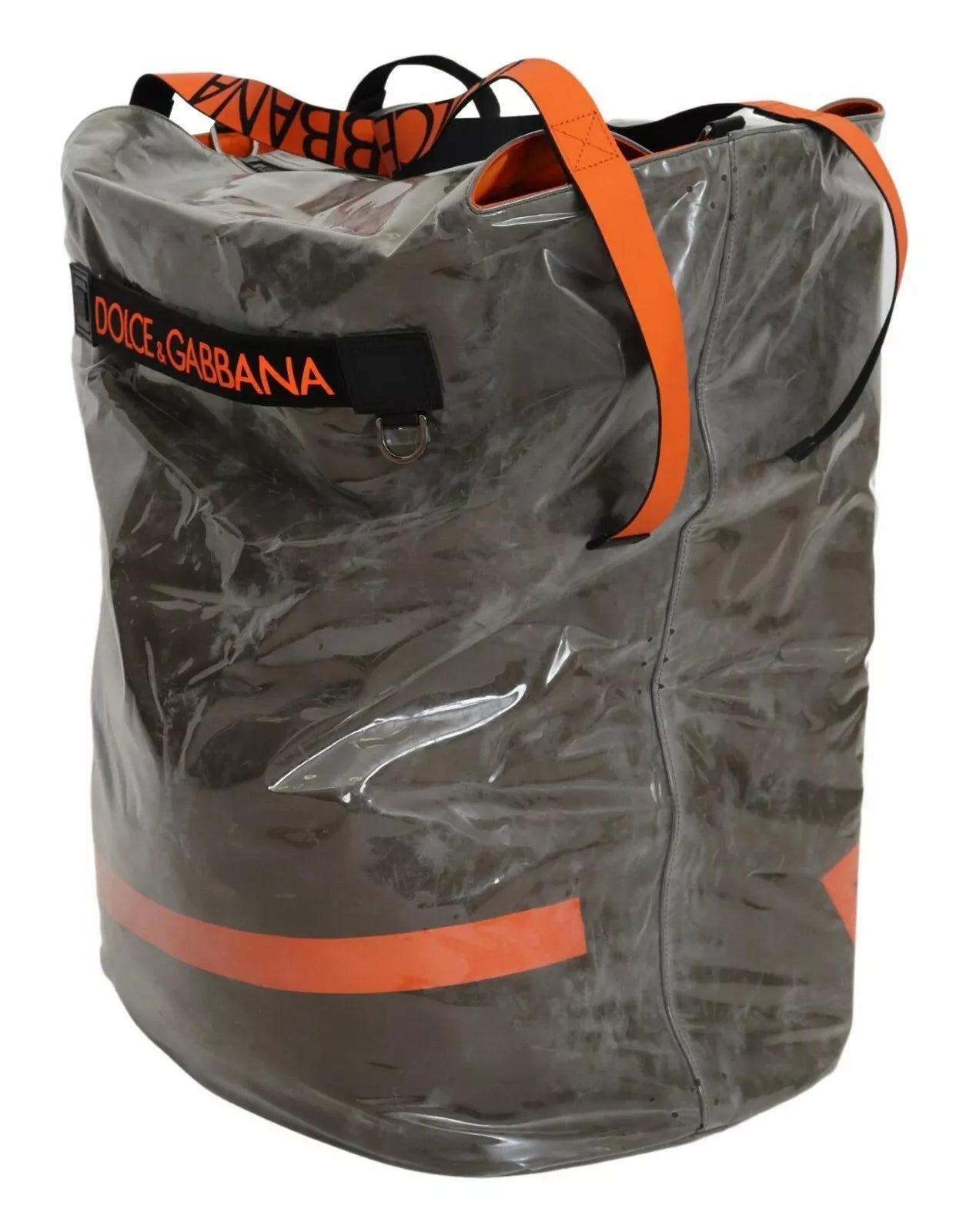 Sac fourre-tout surdimensionné en plastique vert Dolce & Gabbana Fashion Expression