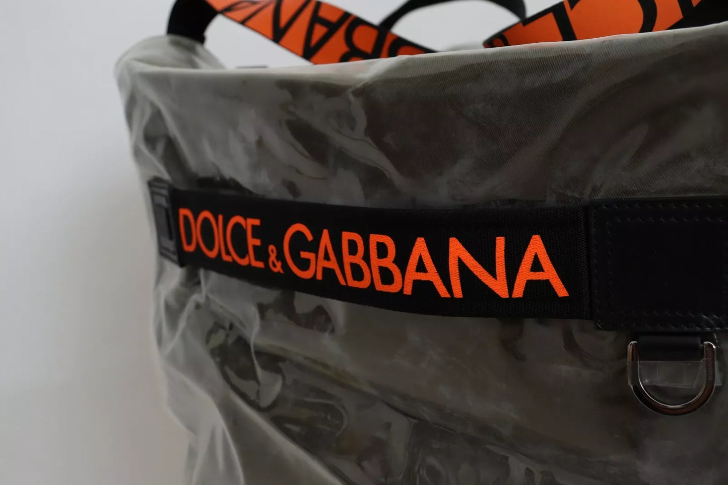 Sac fourre-tout surdimensionné en plastique vert Dolce & Gabbana Fashion Expression