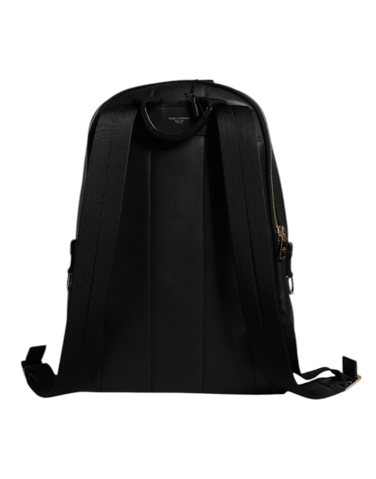 Sac à dos de voyage Dolce & Gabbana en cuir noir avec logo imprimé DG