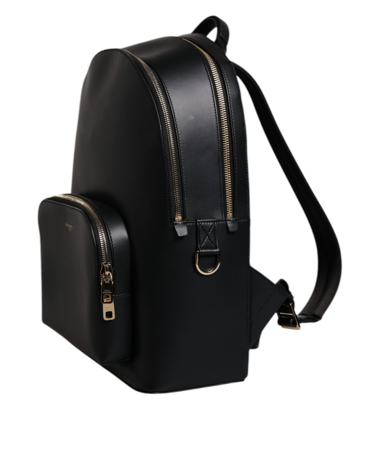 Sac à dos de voyage Dolce & Gabbana en cuir noir avec logo imprimé DG