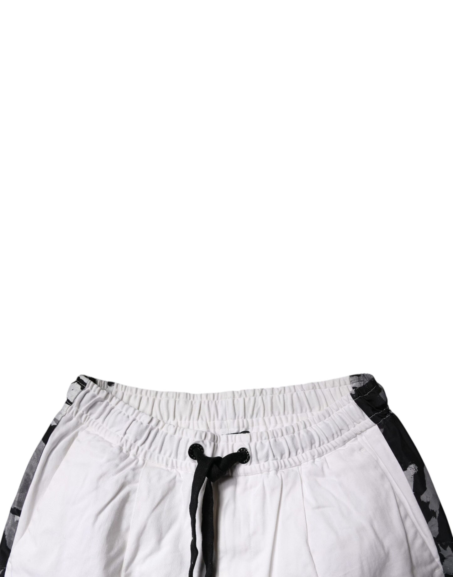 Dolce & Gabbana White Cotton Cargo Jogger Sweatpants Pants by Dolce & Gabbana